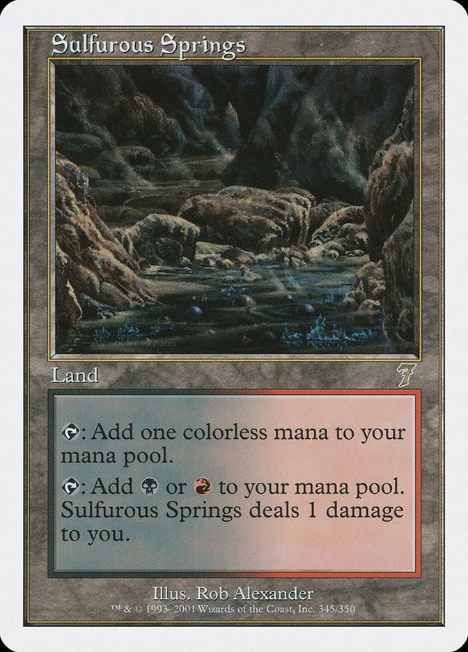 Sulfurous Springs (Seventh Edition) - Magic: The Gathering in TCG Land