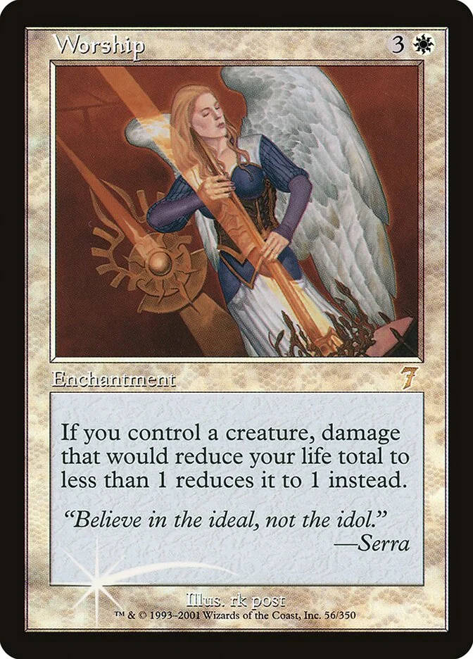 Worship (Seventh Edition) - Magic: The Gathering in TCG Land