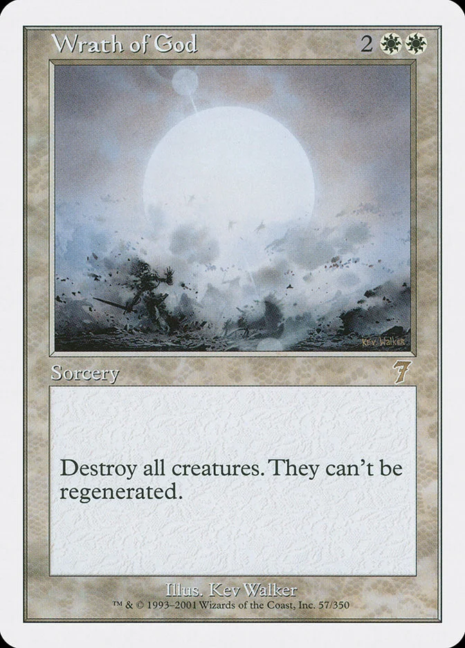 Wrath of God (Seventh Edition) - Magic: The Gathering in TCG Land