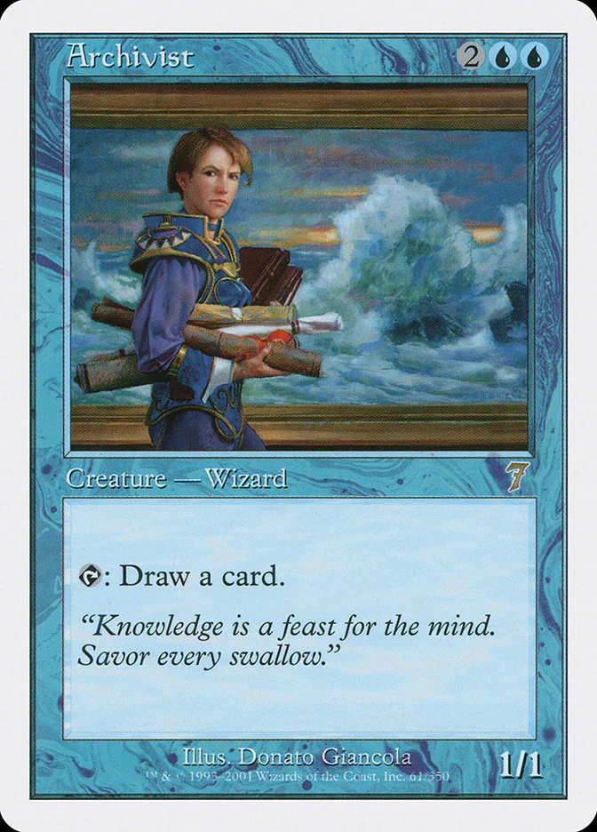 Archivist (Seventh Edition) - Magic: The Gathering in TCG Land
