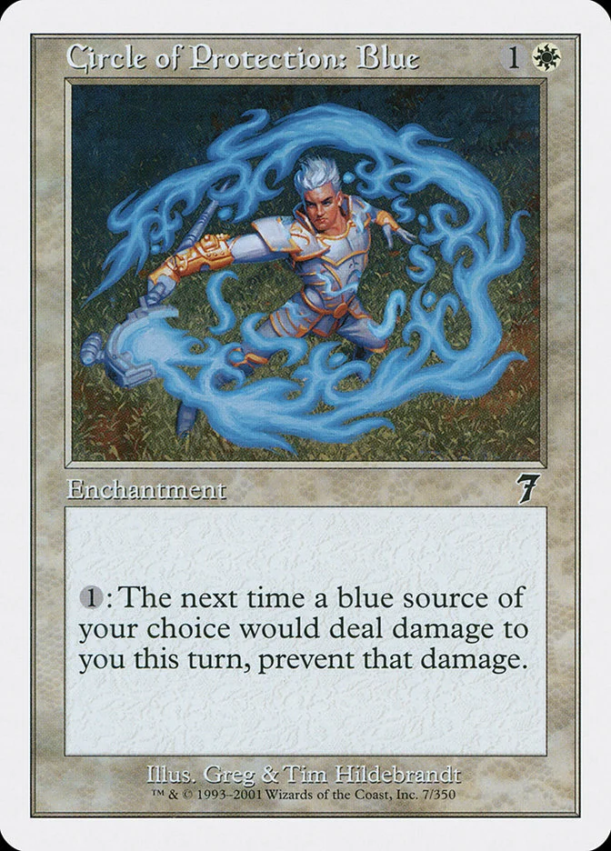 Circle of Protection: Blue (Seventh Edition) - Magic: The Gathering in TCG Land México