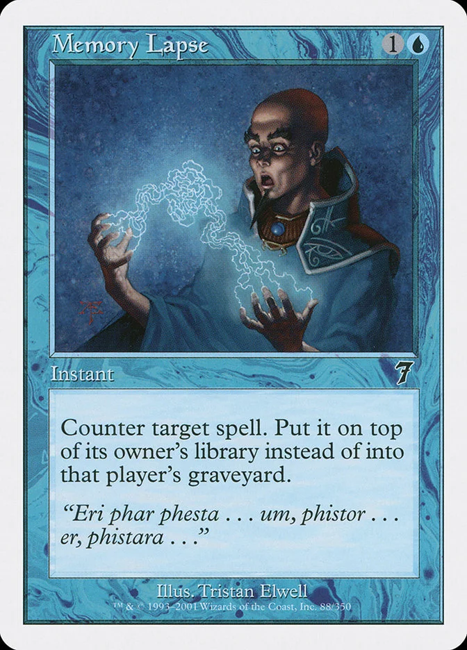 Memory Lapse (Seventh Edition) - Magic: The Gathering in TCG Land