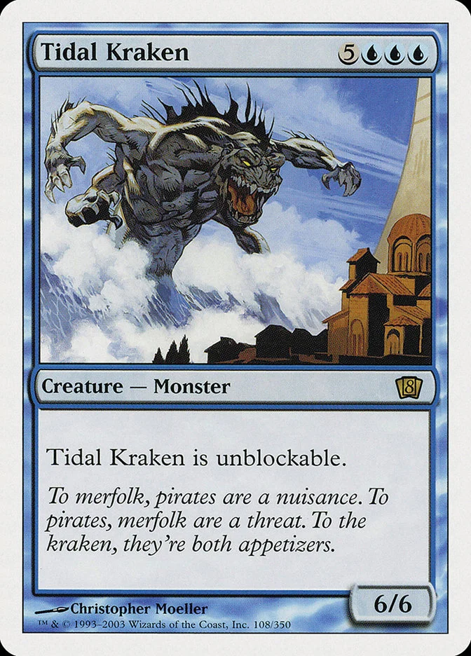 Tidal Kraken (Eighth Edition) - Magic: The Gathering in TCG Land