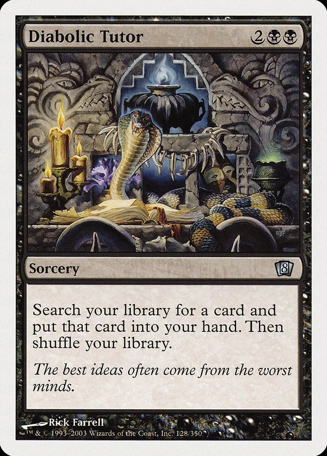 Diabolic Tutor (Eighth Edition) - Magic: The Gathering in TCG Land