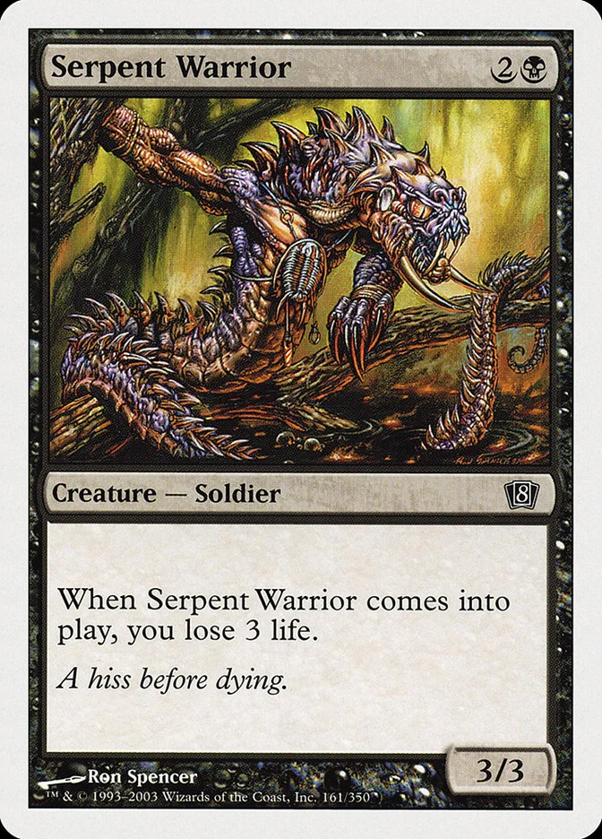 Serpent Warrior (Eighth Edition) - Magic: The Gathering in TCG Land