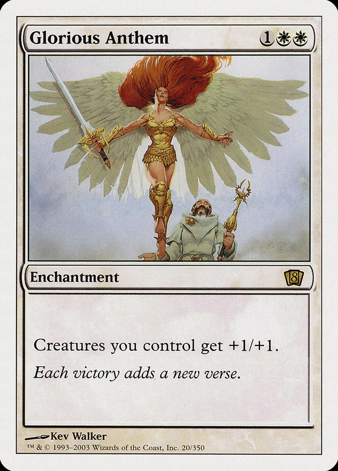 Glorious Anthem (Eighth Edition) - Magic: The Gathering in TCG Land