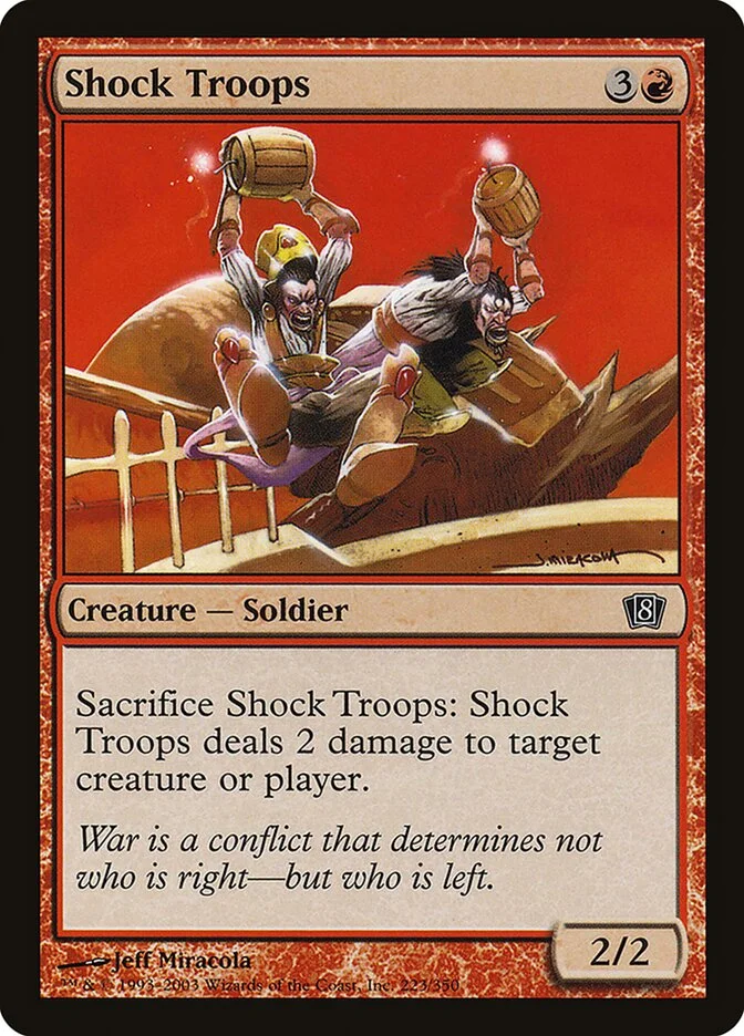 Shock Troops (Eighth Edition) - Magic: The Gathering in TCG Land