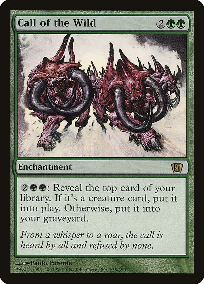 Call of the Wild (Eighth Edition) - Magic: The Gathering in TCG Land