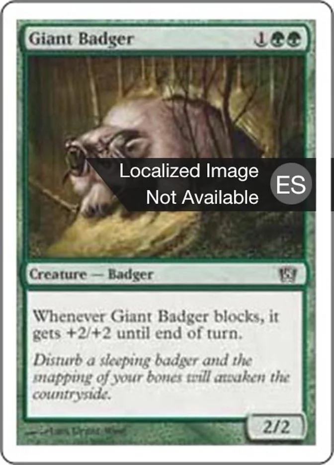 Tejón gigante (Eighth Edition) - Magic: The Gathering in TCG Land
