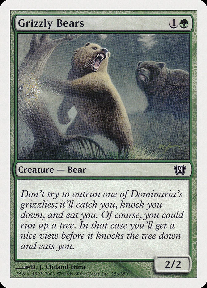 Grizzly Bears (Eighth Edition) - Magic: The Gathering in TCG Land