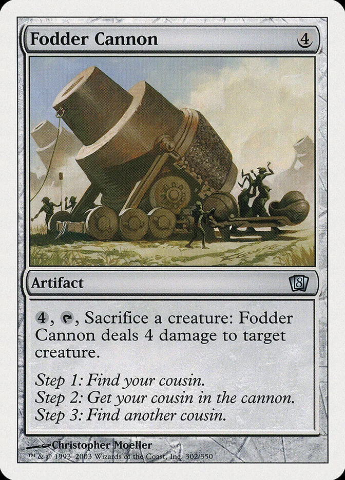 Fodder Cannon (Eighth Edition) - Magic: The Gathering in TCG Land México
