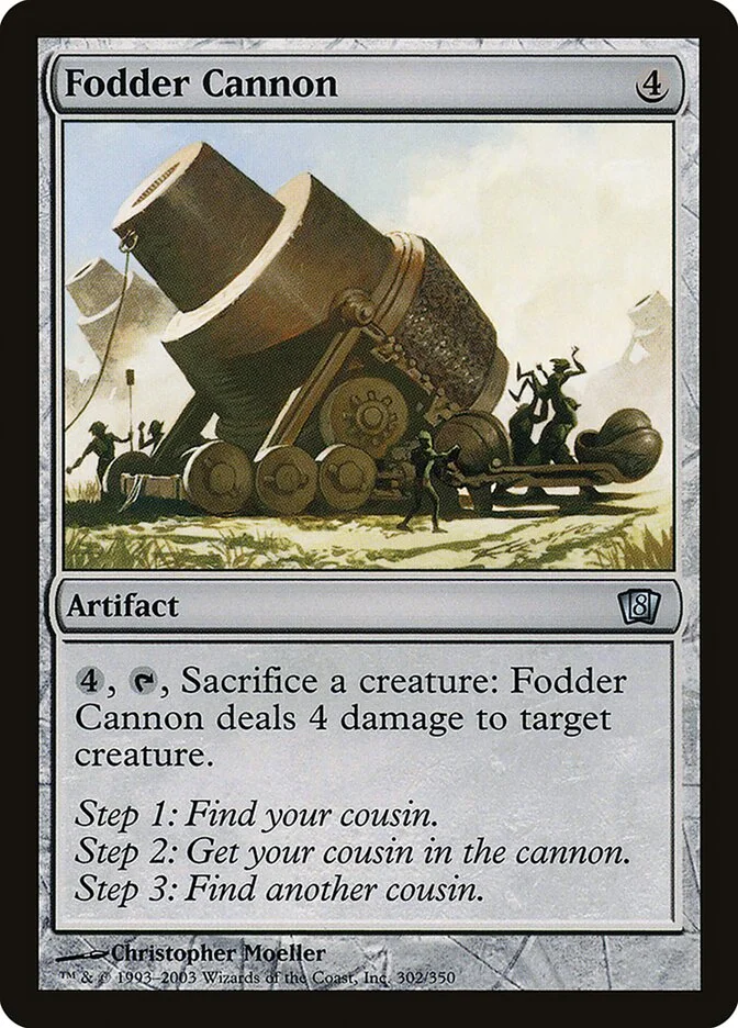 Fodder Cannon (Eighth Edition) - Magic: The Gathering in TCG Land México