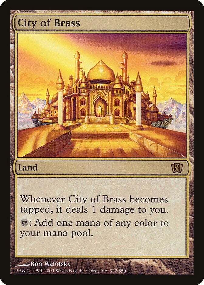 City of Brass (Eighth Edition) - Magic: The Gathering in TCG Land
