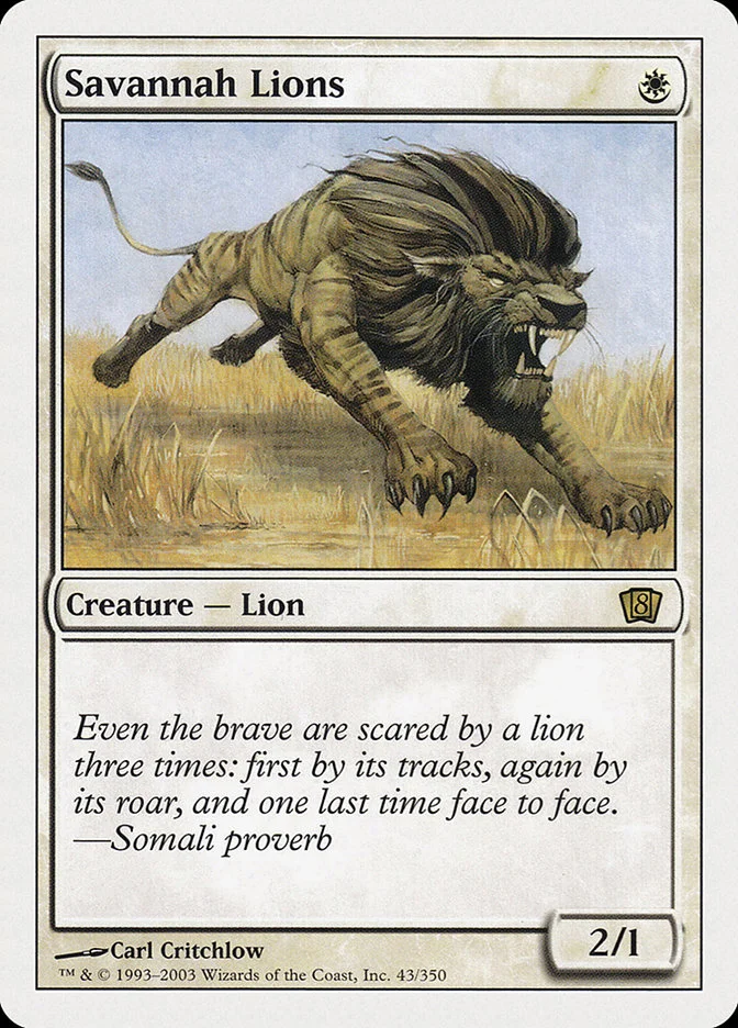 Savannah Lions MTG (30th Anniversary Edition)