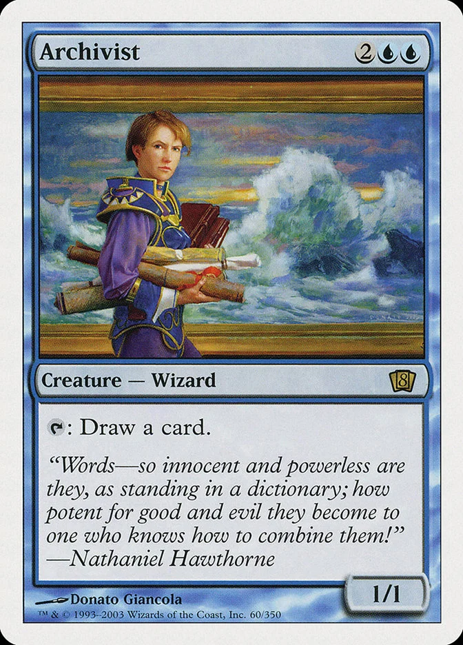 Archivist (Eighth Edition) - Magic: The Gathering in TCG Land