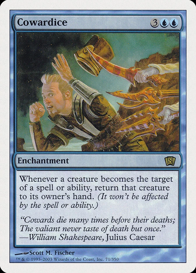 Cowardice (Eighth Edition) - Magic: The Gathering in TCG Land