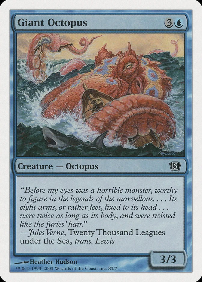Giant Octopus (Eighth Edition) - Magic: The Gathering in TCG Land