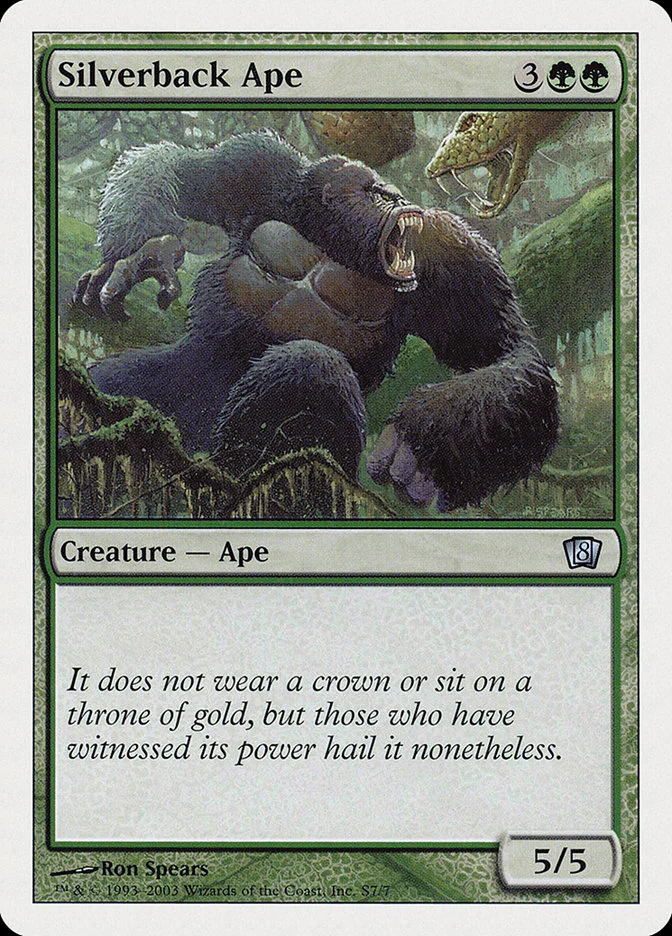 Silverback Ape (Eighth Edition) - Magic: The Gathering in TCG Land