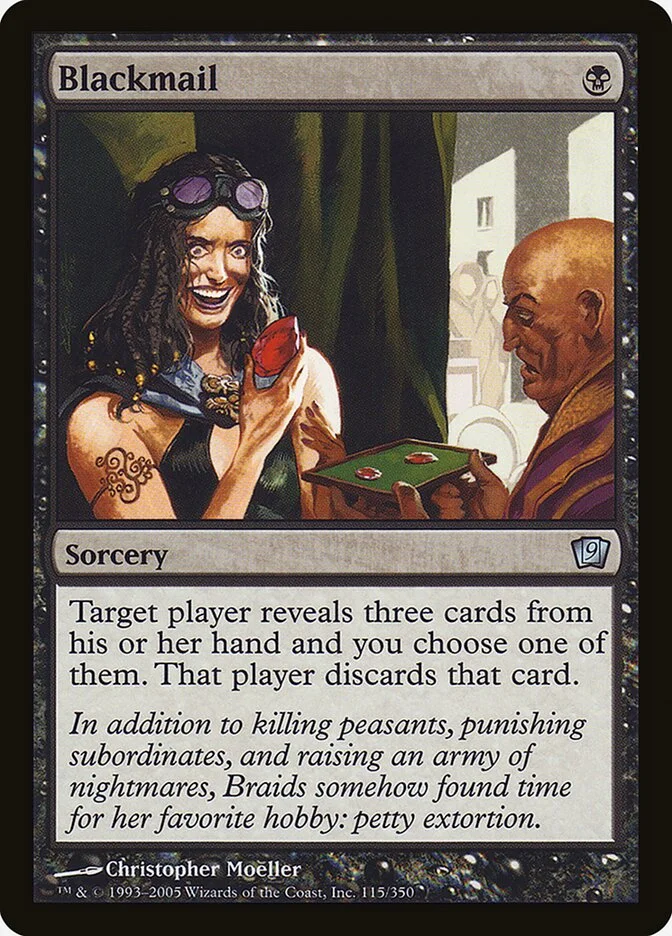 Blackmail (Ninth Edition) - Magic: The Gathering in TCG Land