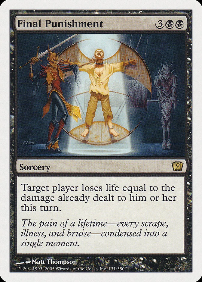 Final Punishment (Ninth Edition) - Magic: The Gathering in TCG Land