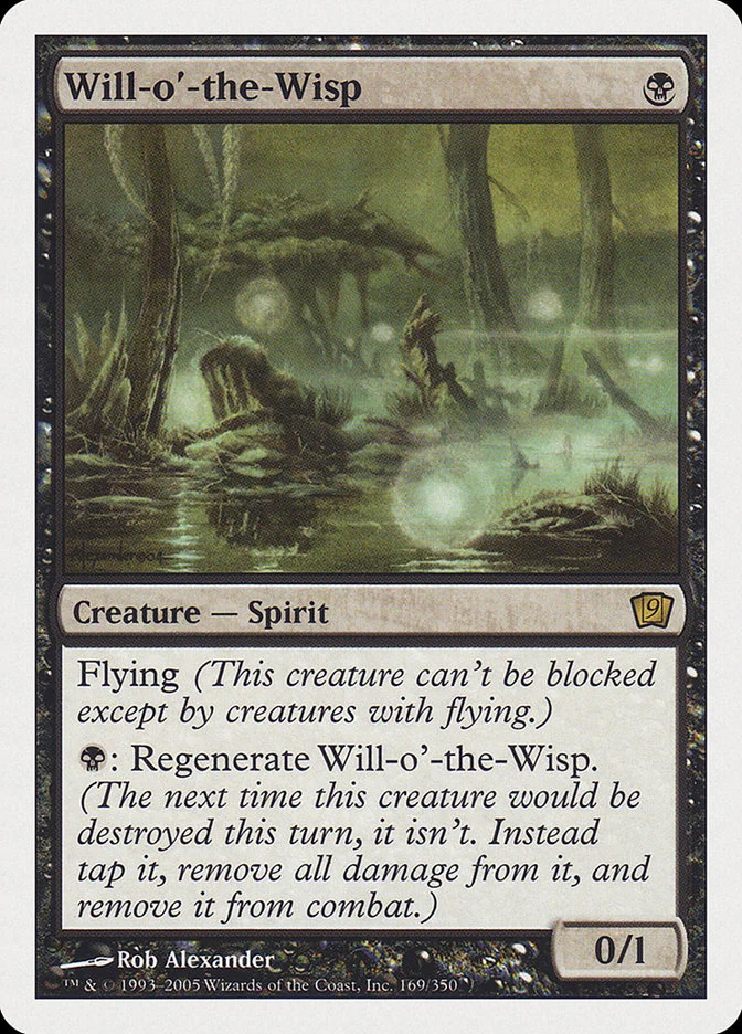Will-o'-the-Wisp (Ninth Edition) - Magic: The Gathering in TCG Land