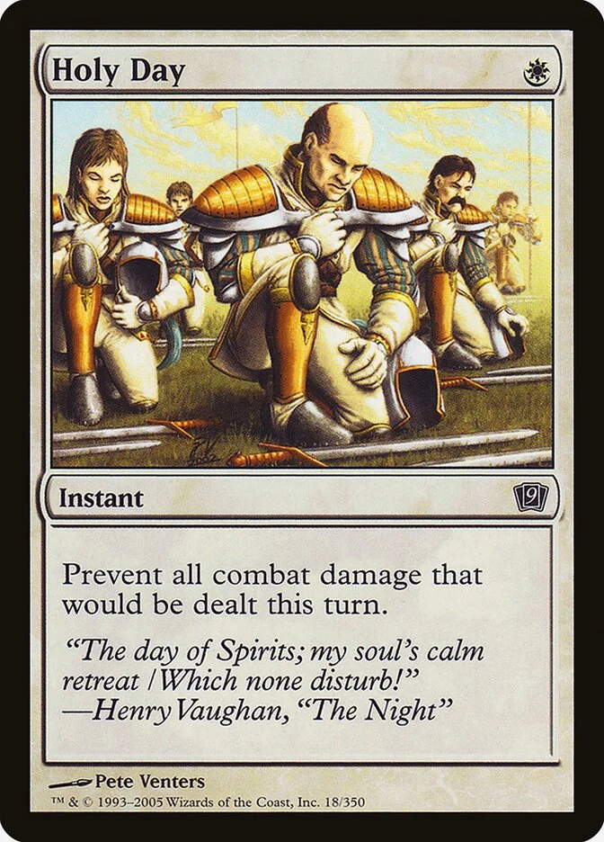 Holy Day (Ninth Edition) - Magic: The Gathering in TCG Land