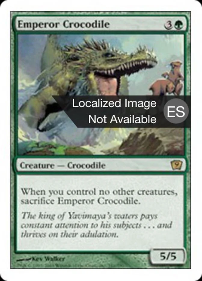Cocodrilo emperador (Ninth Edition) - Magic: The Gathering in TCG Land