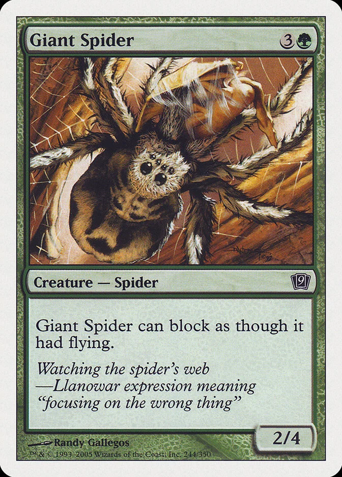 Giant Spider (Ninth Edition) - Magic: The Gathering in TCG Land