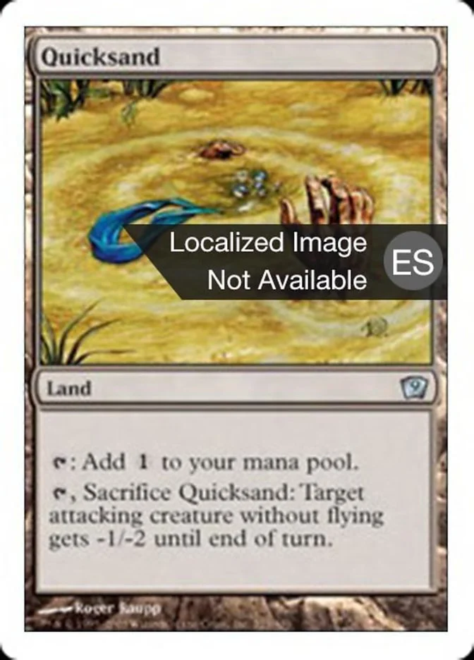 Arenas movedizas (Ninth Edition) - Magic: The Gathering in TCG Land
