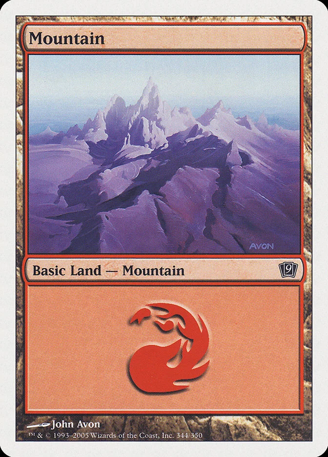 Mountain (Ninth Edition) - Magic: The Gathering in TCG Land