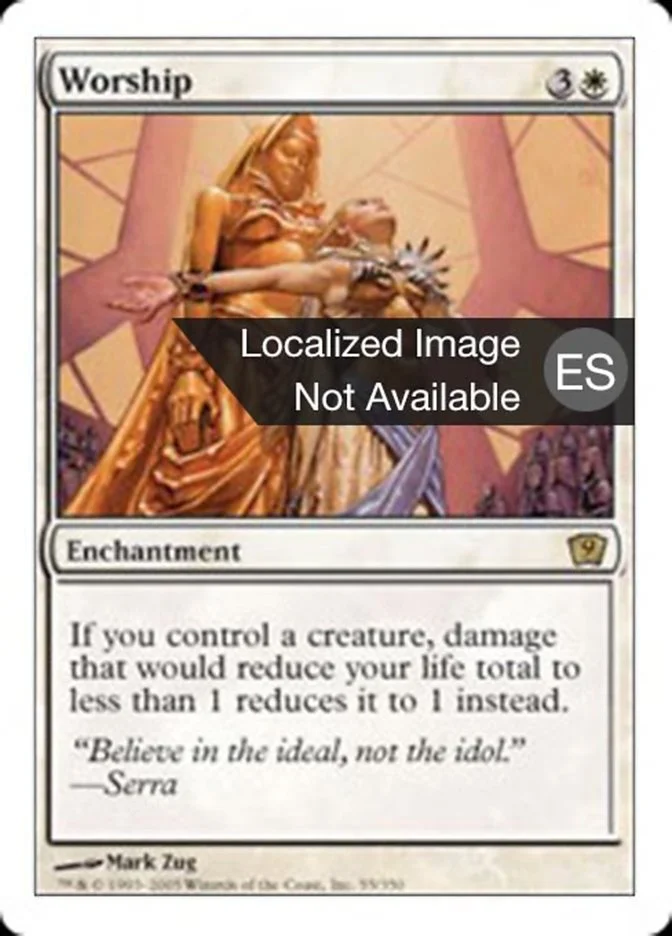 Adoración (Ninth Edition) - Magic: The Gathering in TCG Land