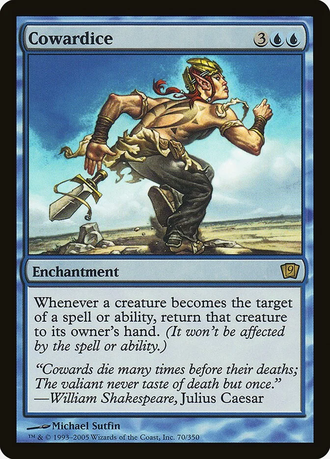 Cowardice (Ninth Edition) - Magic: The Gathering in TCG Land