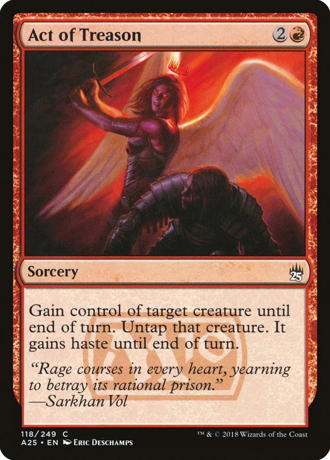 Act of Treason (Masters 25) - Magic: The Gathering in TCG Land