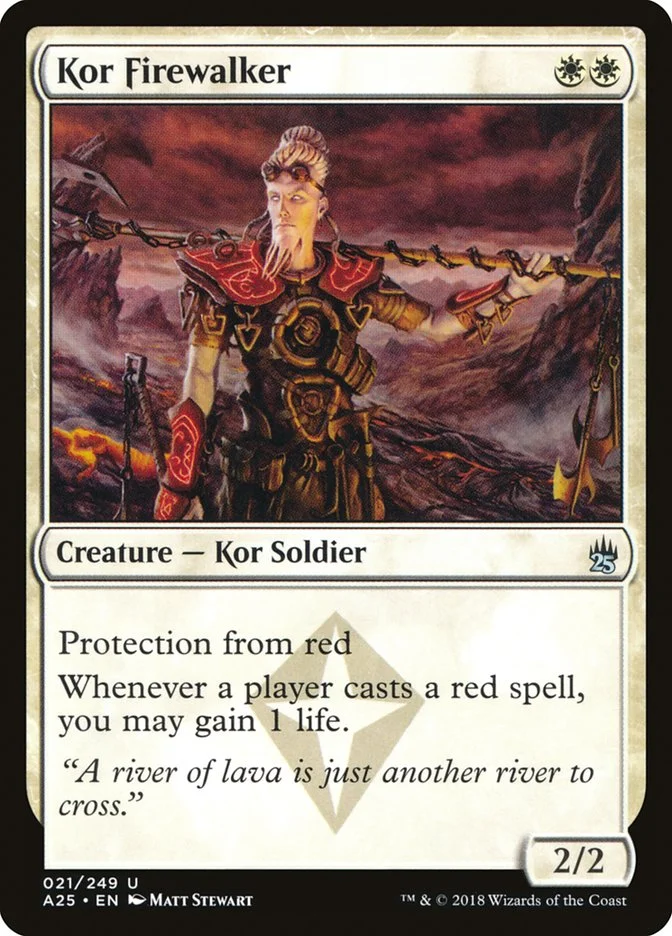 Kor Firewalker (Masters 25) - Magic: The Gathering in TCG Land