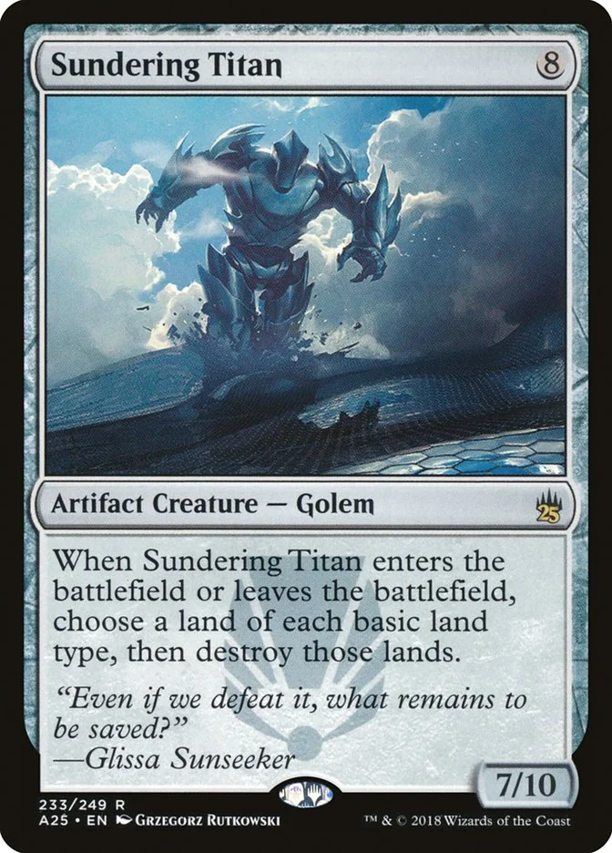 Sundering Titan (Masters 25) - Magic: The Gathering in TCG Land