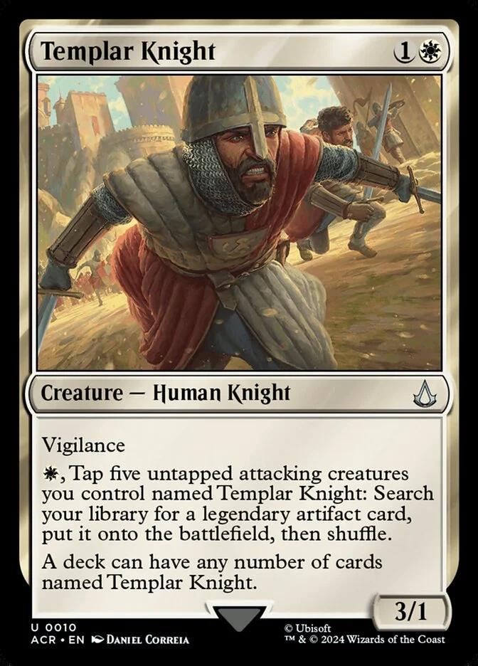 Templar Knight (Assassin's Creed) - Magic: The Gathering in TCG Land