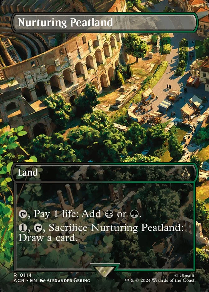 Nurturing Peatland (Assassin's Creed) - Magic: The Gathering in TCG Land