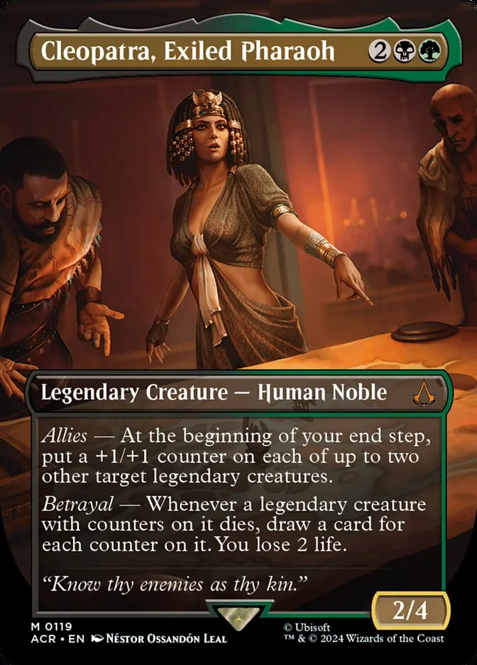Cleopatra, Exiled Pharaoh (Assassin's Creed) - Magic: The Gathering in TCG Land México