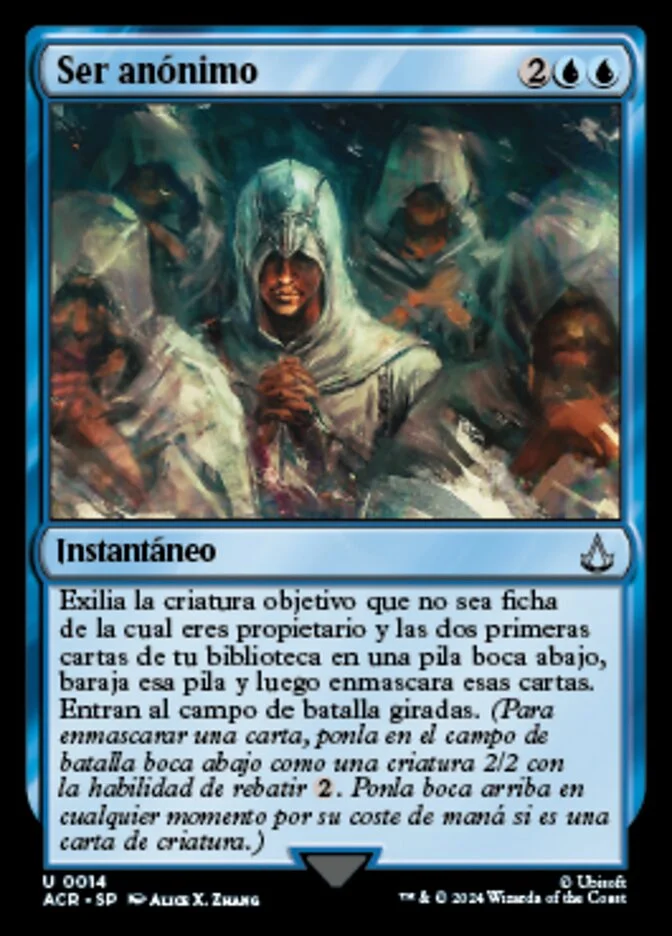 Ser anónimo (Assassin's Creed) - Magic: The Gathering in TCG Land