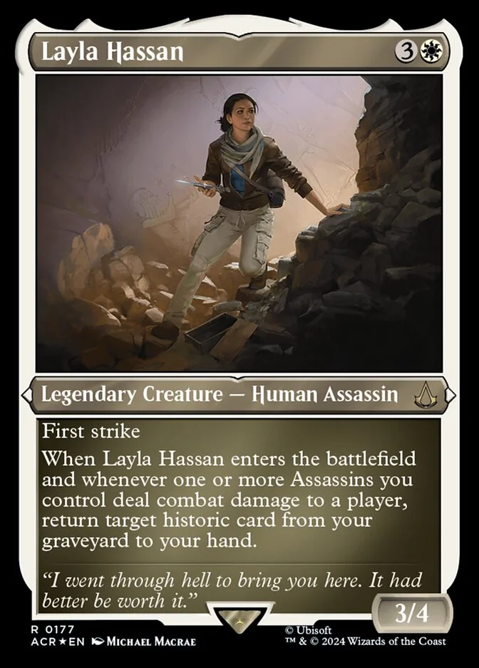 Layla Hassan (Assassin's Creed) - Magic: The Gathering in TCG Land
