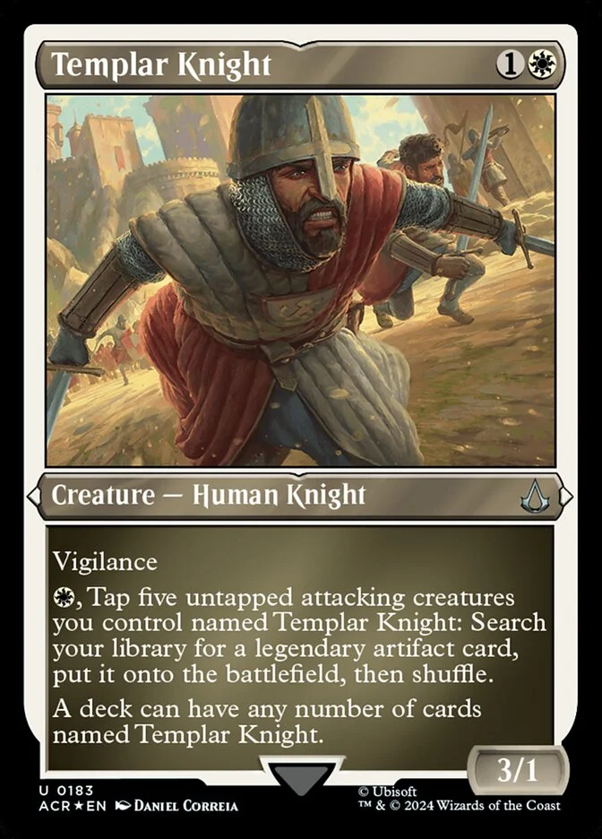 Templar Knight (Assassin's Creed) - Magic: The Gathering in TCG Land