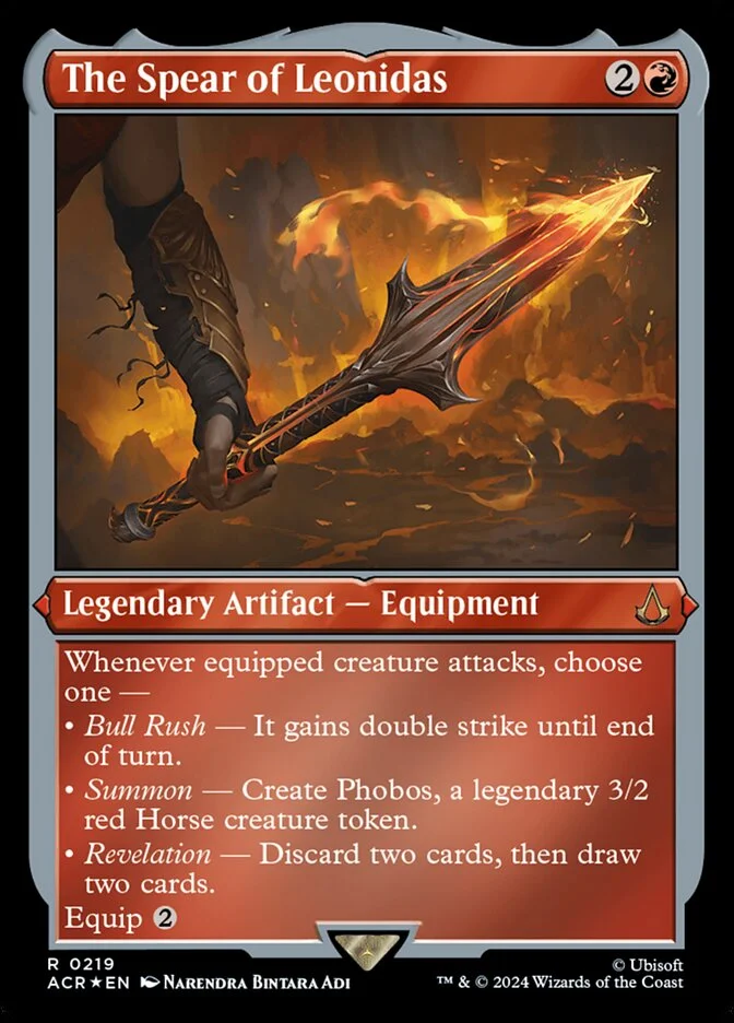 The Spear of Leonidas (Assassin's Creed) - Magic: The Gathering in TCG Land