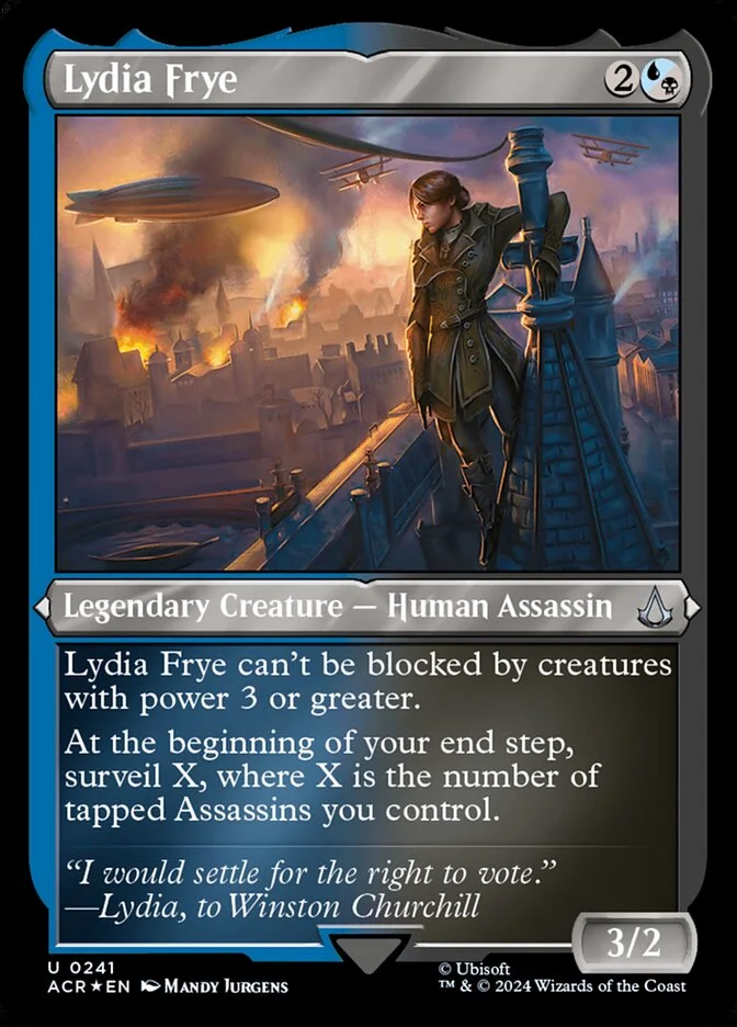 Lydia Frye (Assassin's Creed) - Magic: The Gathering in TCG Land