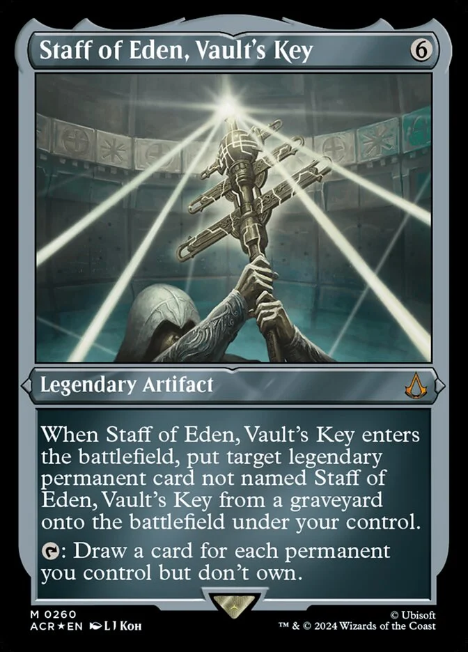 Staff of Eden, Vault's Key (Assassin's Creed) - Magic: The Gathering in TCG Land