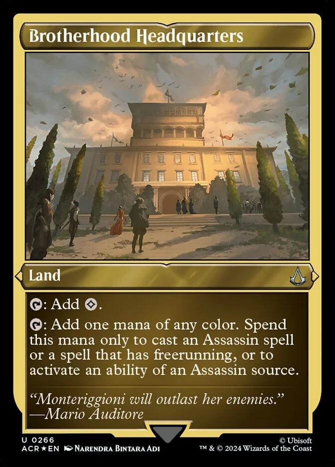 Brotherhood Headquarters (Assassin's Creed) - Magic: The Gathering in TCG Land