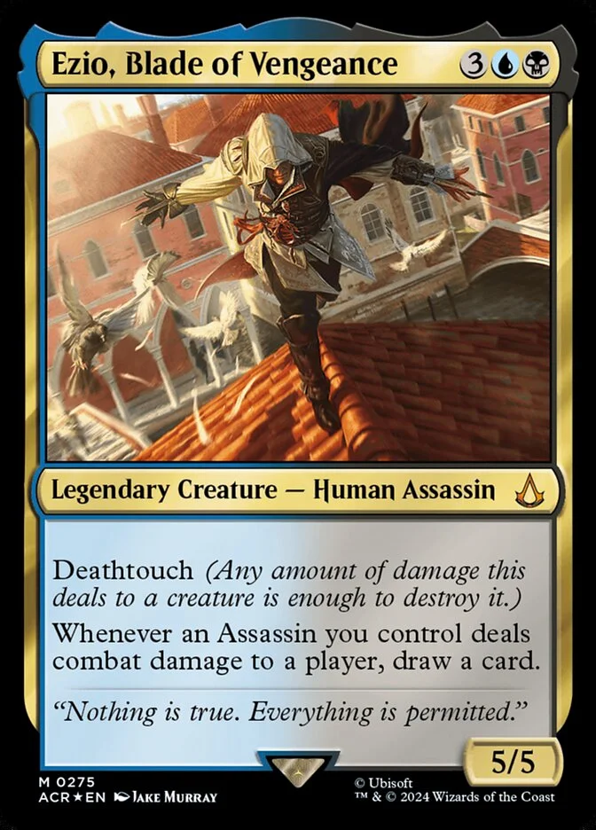 Ezio, Blade of Vengeance (Assassin's Creed) - Magic: The Gathering in TCG Land
