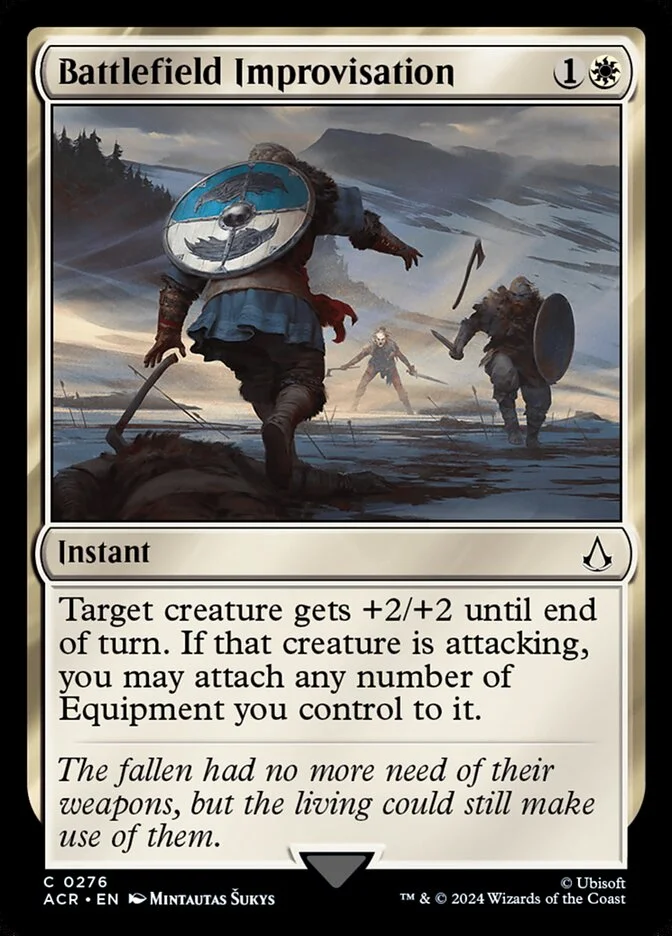 Battlefield Improvisation (Assassin's Creed) - Magic: The Gathering in TCG Land