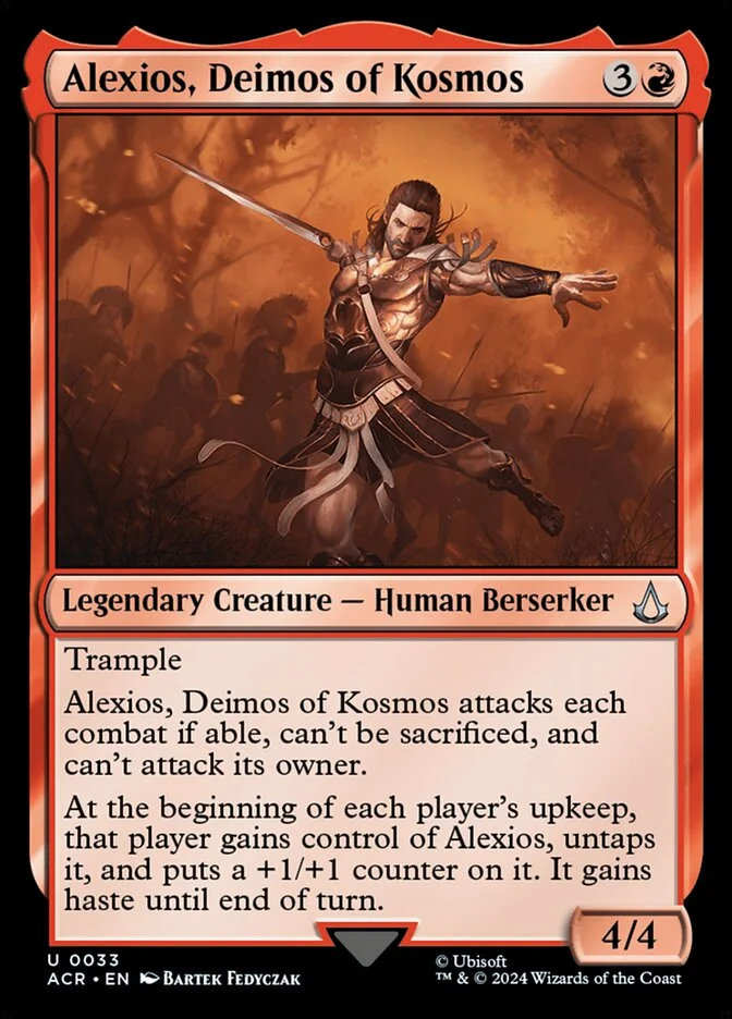 Alexios, Deimos of Kosmos (Assassin's Creed) - Magic: The Gathering in TCG Land
