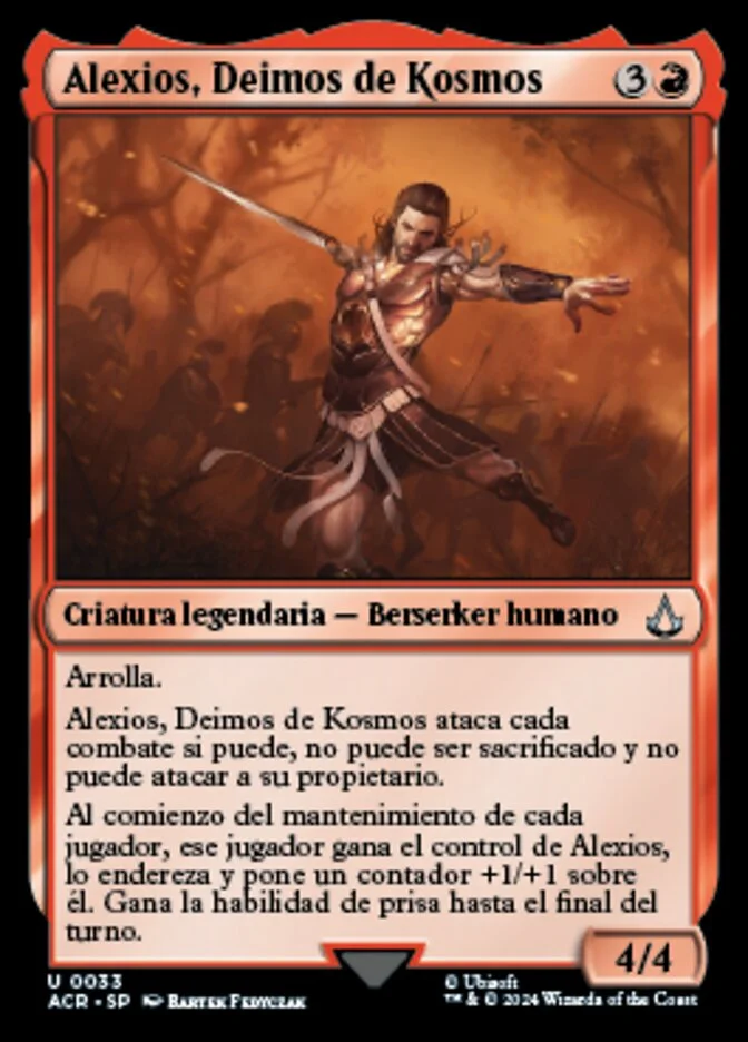 Alexios, Deimos de Kosmos (Assassin's Creed) - Magic: The Gathering in TCG Land
