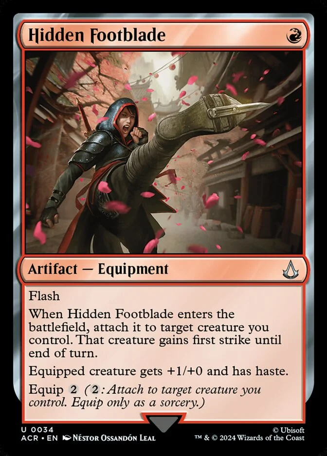 Hidden Footblade (Assassin's Creed) - Magic: The Gathering in TCG Land